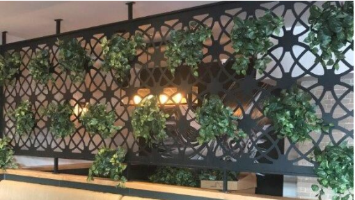 A restaurant in a mall in the north